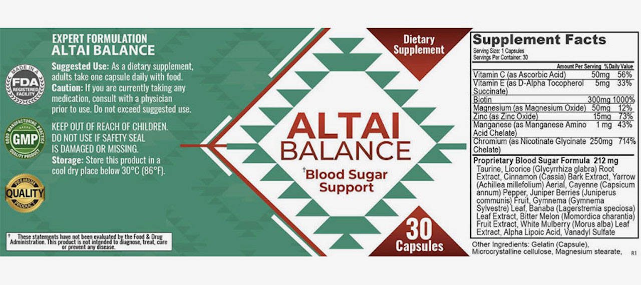 Altai Balance reviews consumer Reports - Now Scam!? altai balance negative reviews 4 Altai Balance Supplement Facts