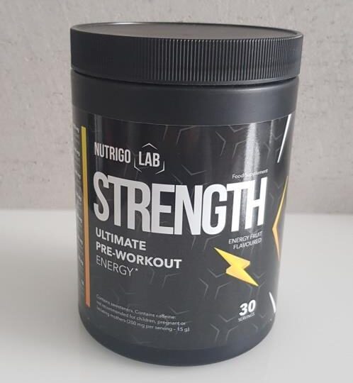 Nutrigo Lab Strength pre-workout supplement