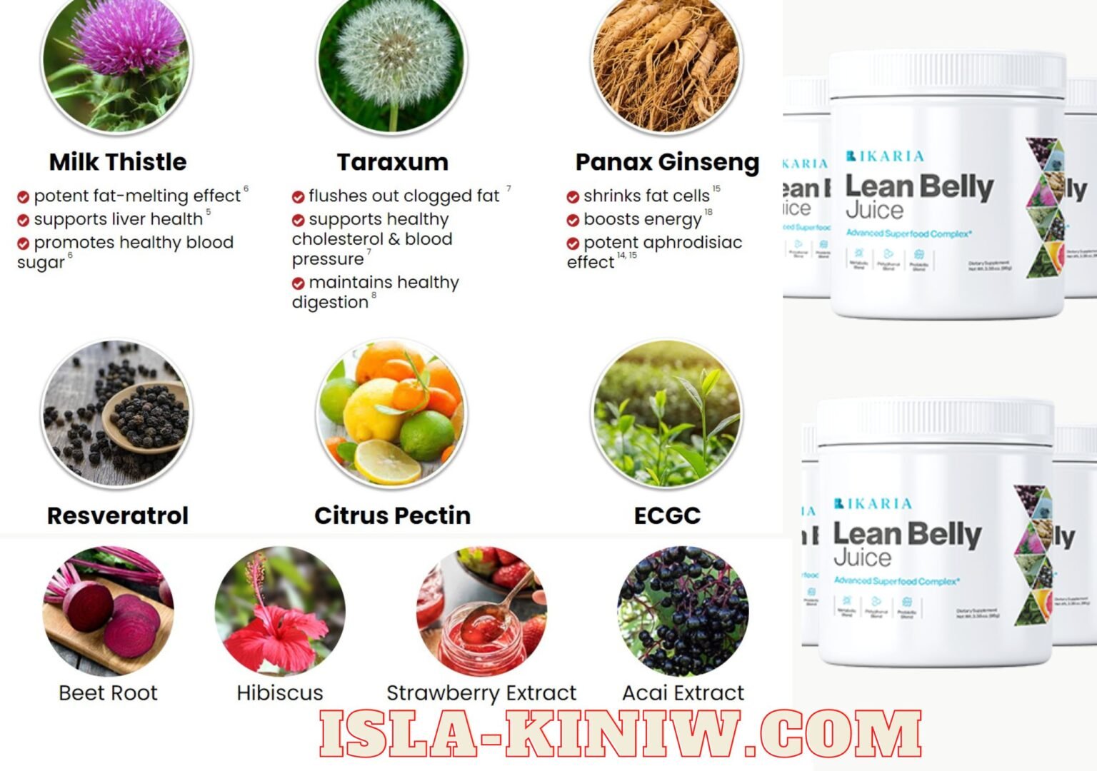 Ikaria lean belly juice ingredients (15 Full List, Side Effects)