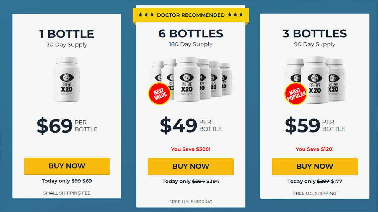 eagle eyes x20 supplements reviews