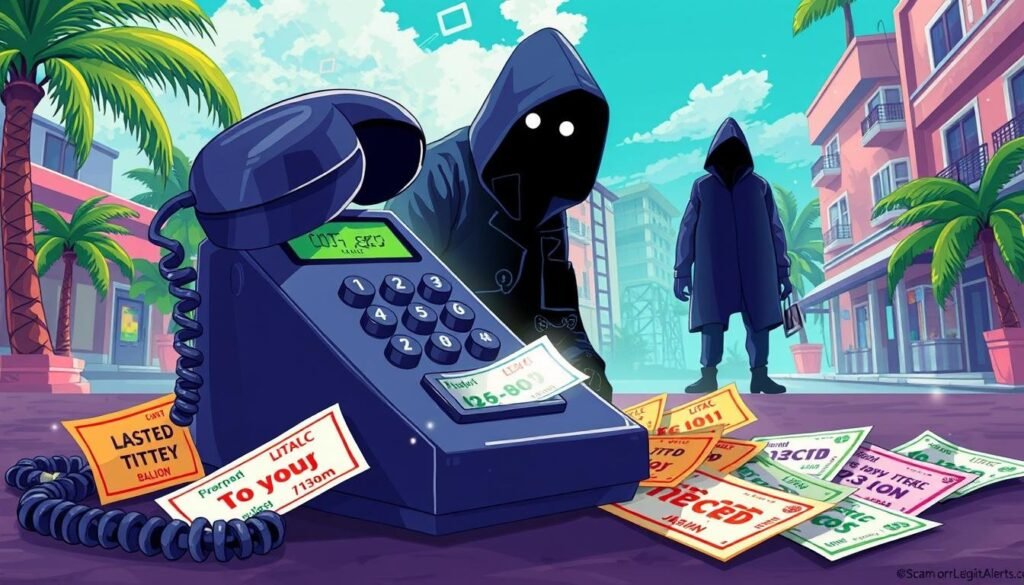how do Jamaican lottery scams work