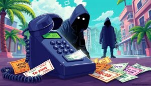 how do Jamaican lottery scams work